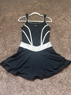 Nike Black and White Athletic Tennis Dress